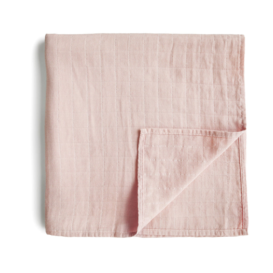 Mushie Organic Cotton Muslin Swaddle Blankets