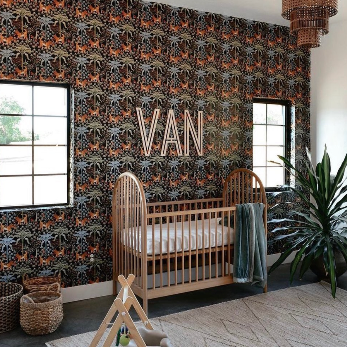 Personalized Floating Wood Letters