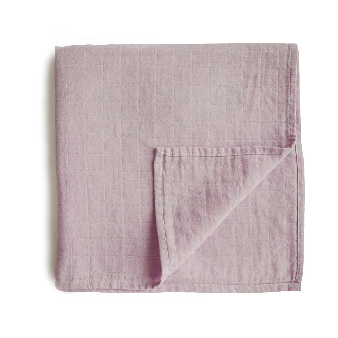 Mushie Organic Cotton Muslin Swaddle Blankets