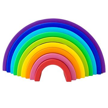 Sugar + Maple Silicone Stacking Rainbows