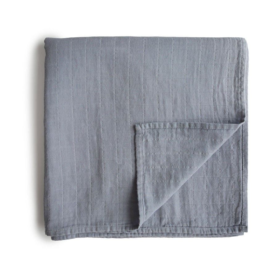 Mushie Organic Cotton Muslin Swaddle Blankets