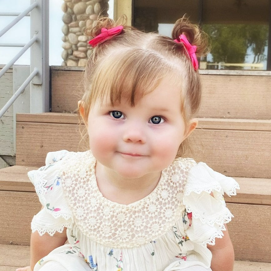 Baby Wisp Alligator Clip Pigtail Bows