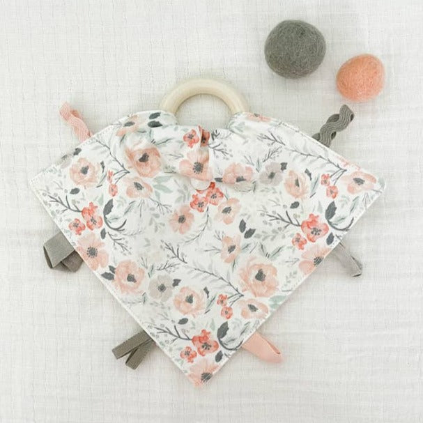 Organic Crinkle Lovey Teether Toys