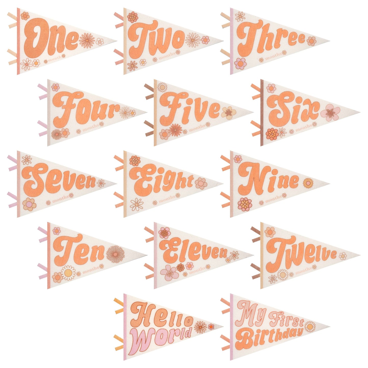 Lucy Darling Petit Milestone Pennants