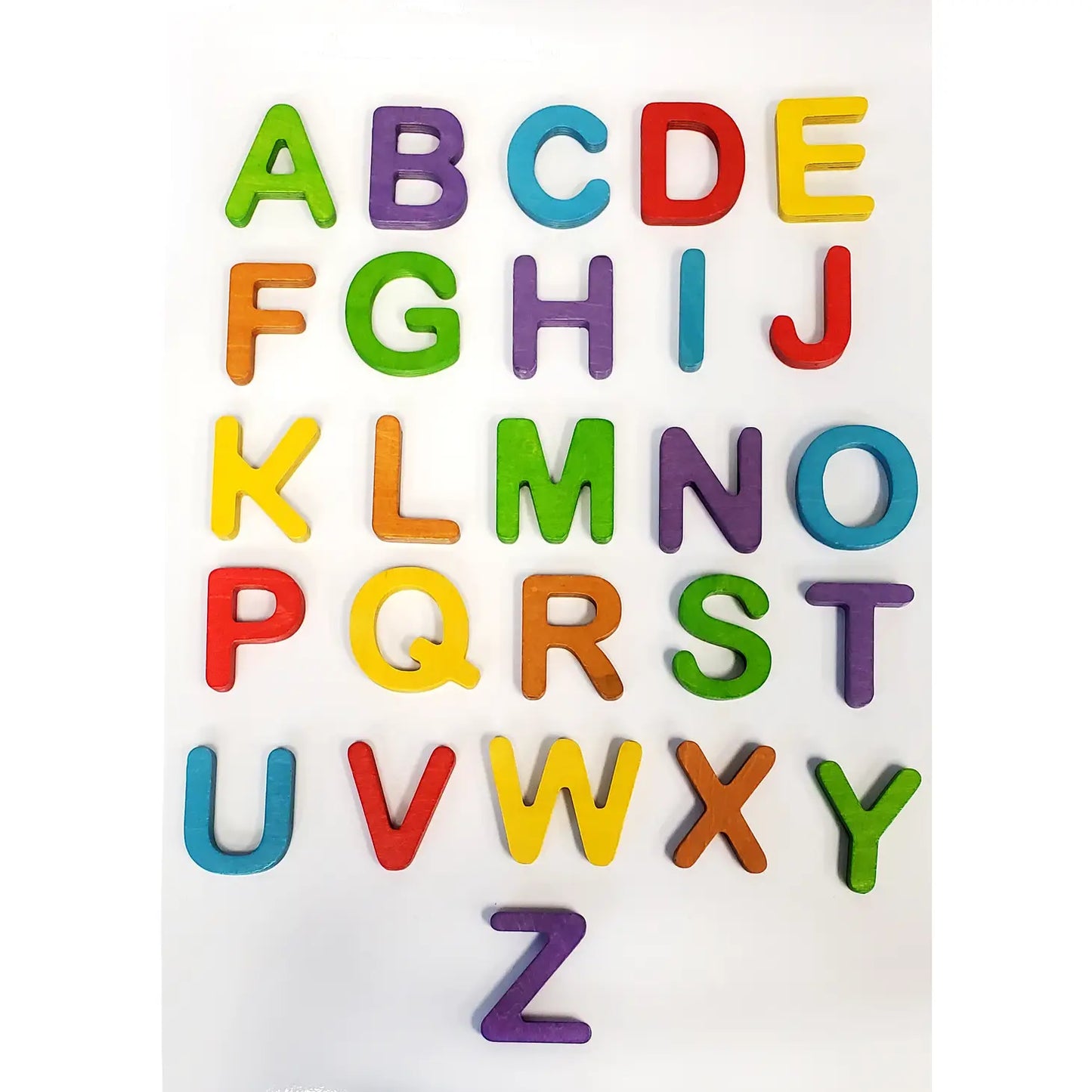 BeginAgain Jumbo A-Z Wooden Letters