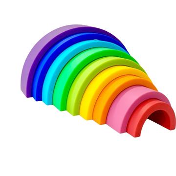 Sugar + Maple Silicone Stacking Rainbows