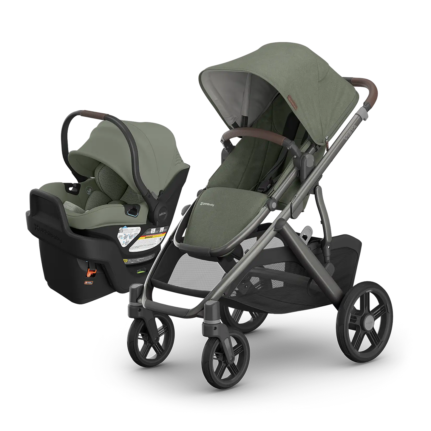 UPPAbaby Vista V3 + Aria V2 Travel System - Babies in Bloom