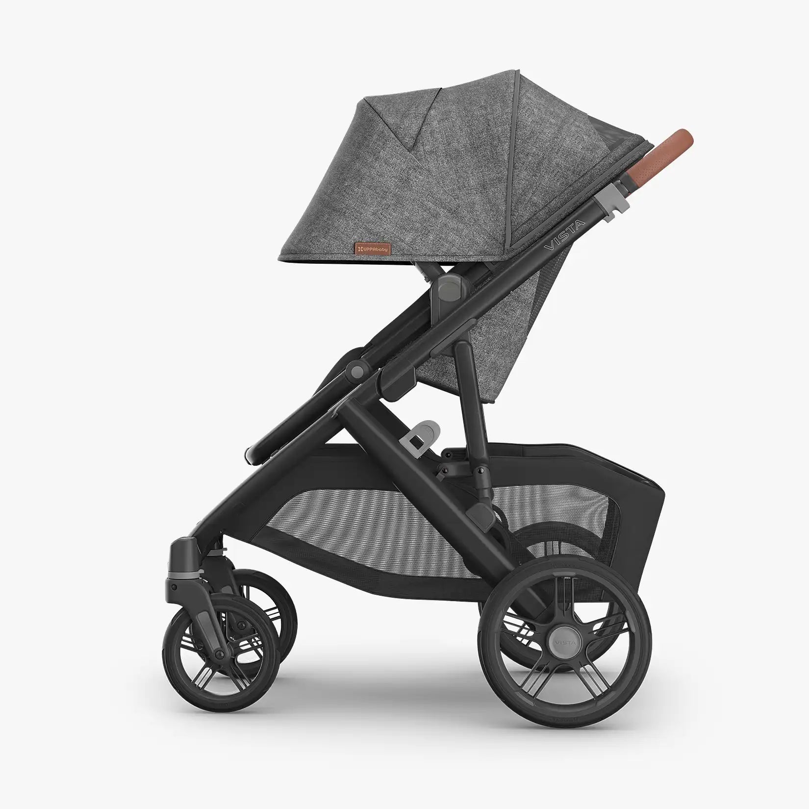 uppababy vista width UPPAbaby Vista V3 Stroller Greyson (Charcoal Mélange)