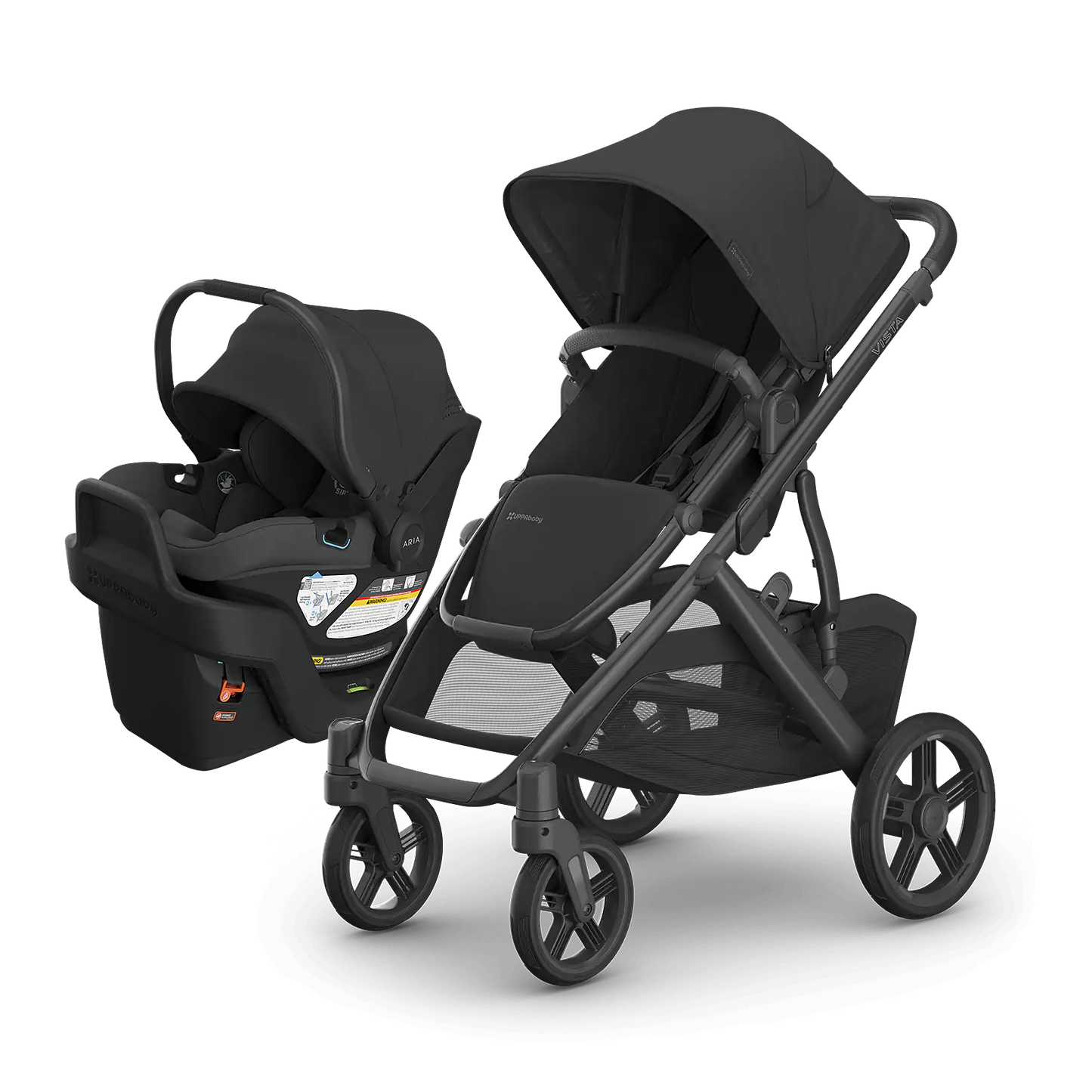 UPPAbaby Vista V3 + Aria V2 Travel System - Babies in Bloom