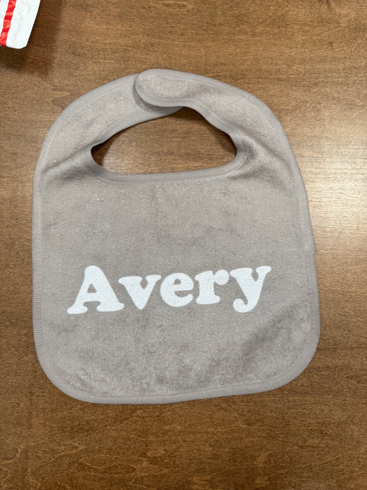 Personalized Bib "Avery"