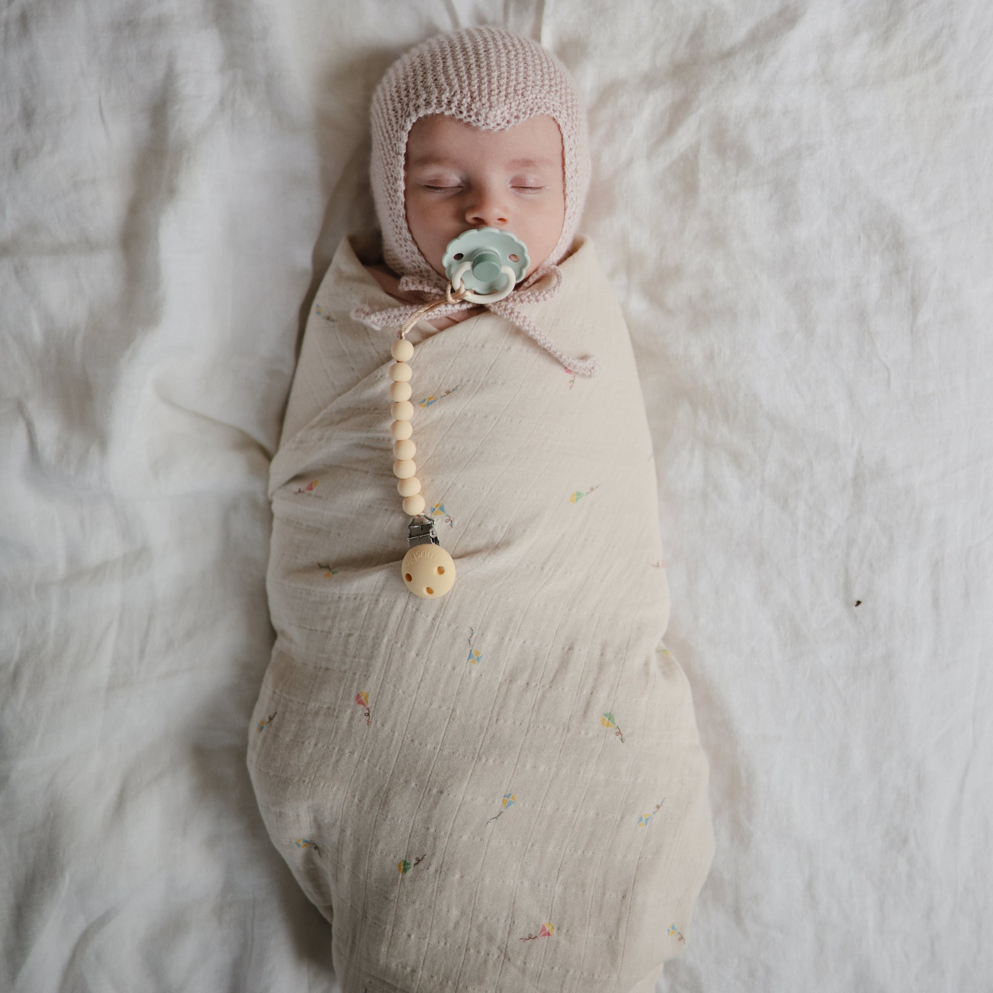 Organic Cotton Muslin Swaddle Blanket - Babies in Bloom