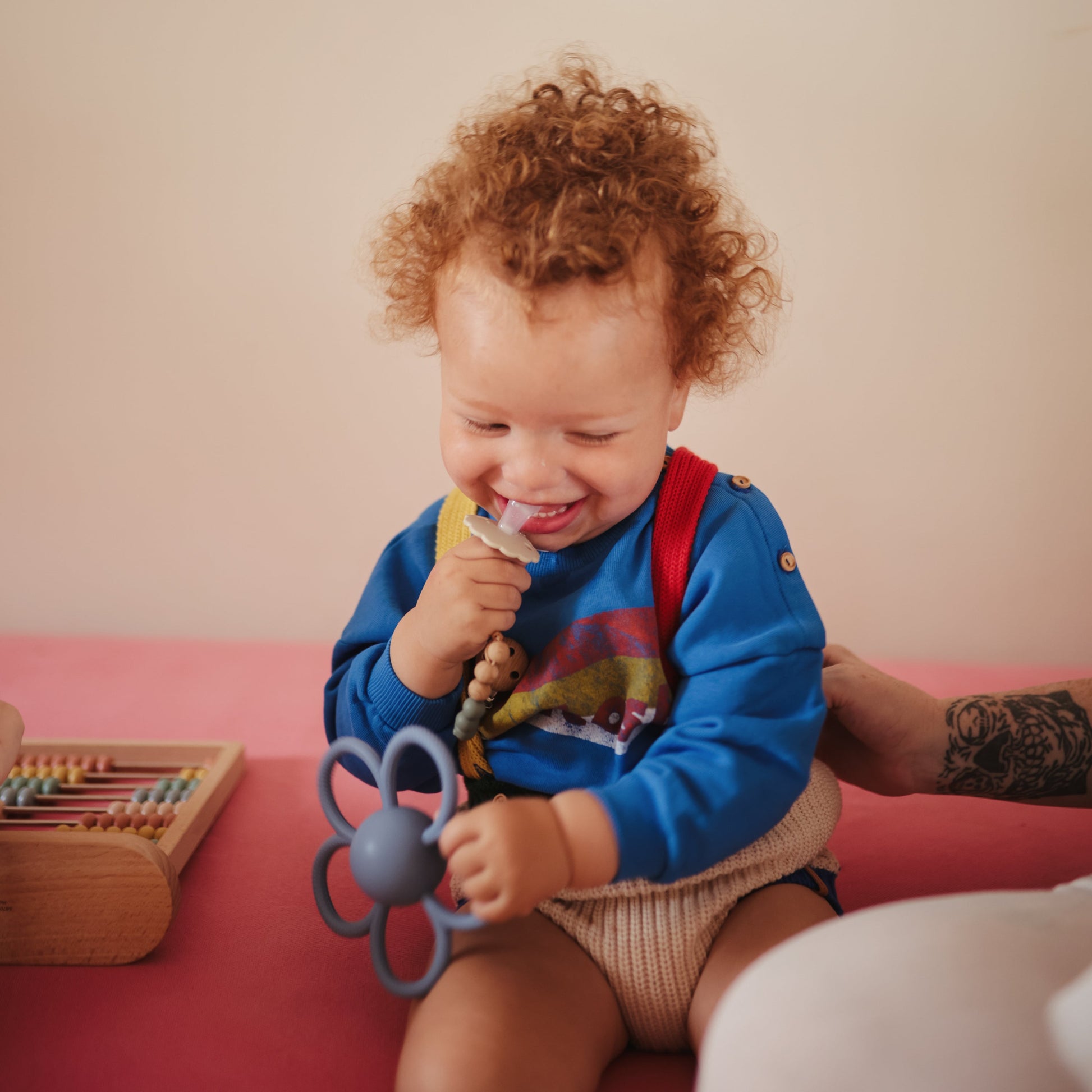 Daisy Rattle Teether - Babies in Bloom