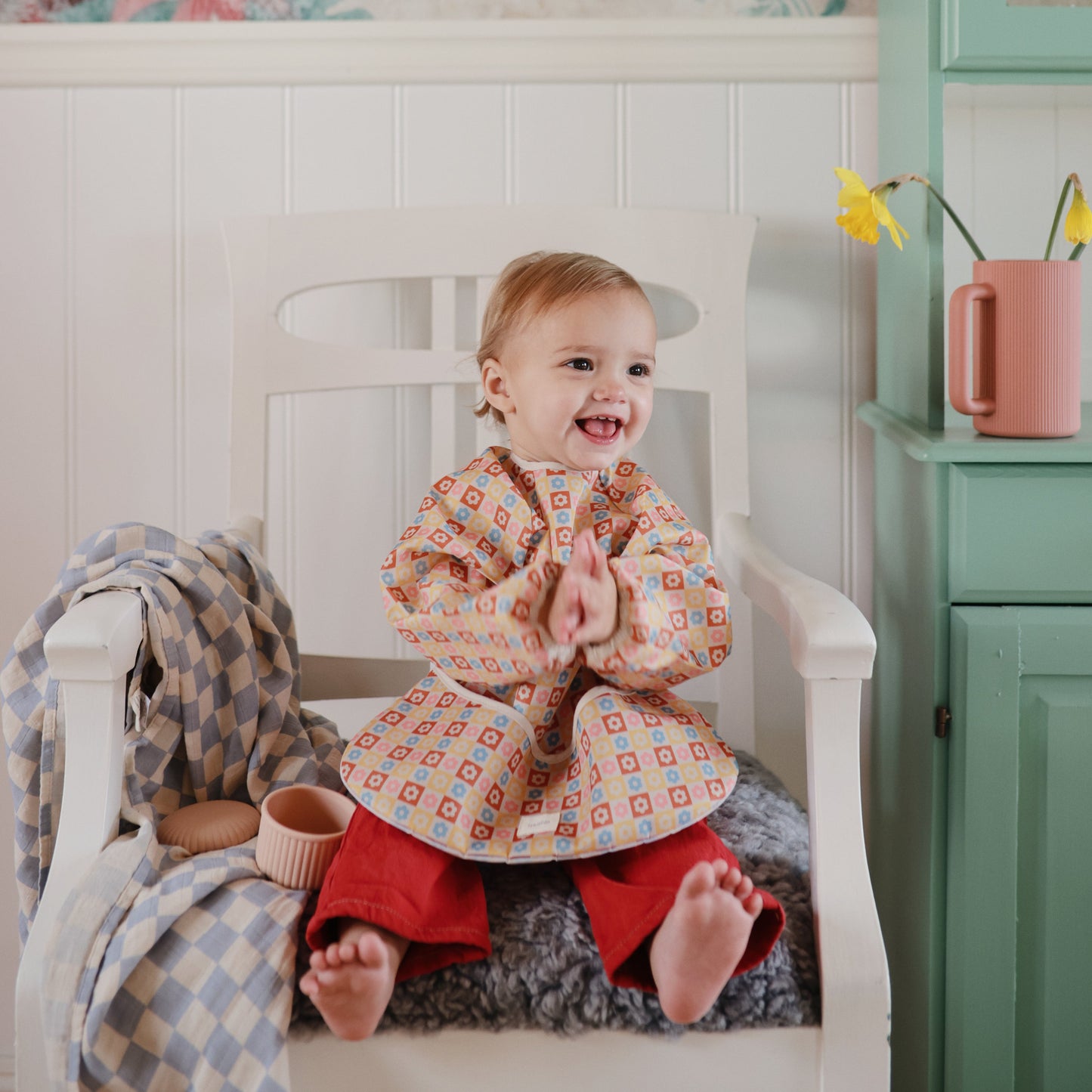 Long Sleeve Bib - Babies in Bloom