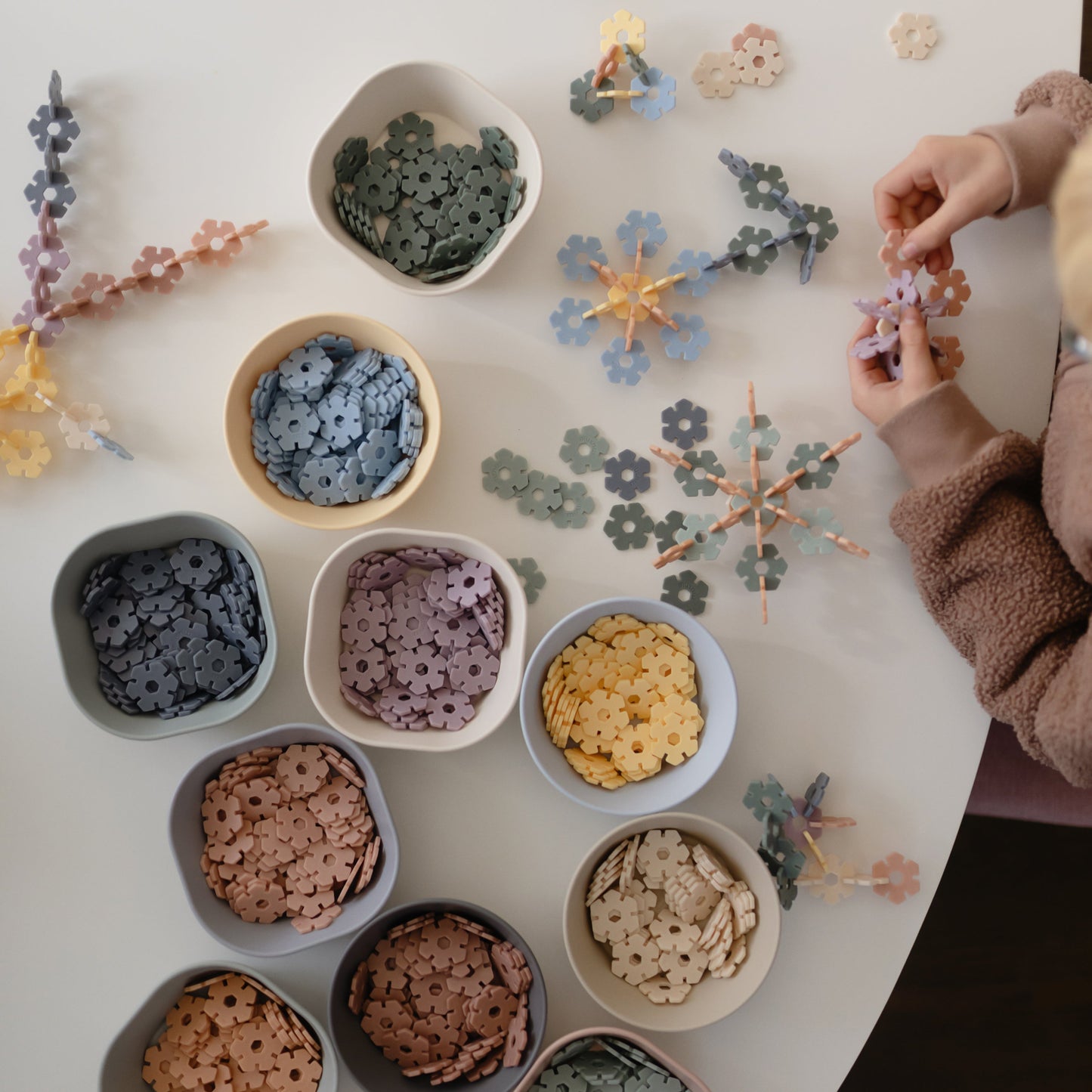 HEX Connect Building Toy Set - Babies in Bloom