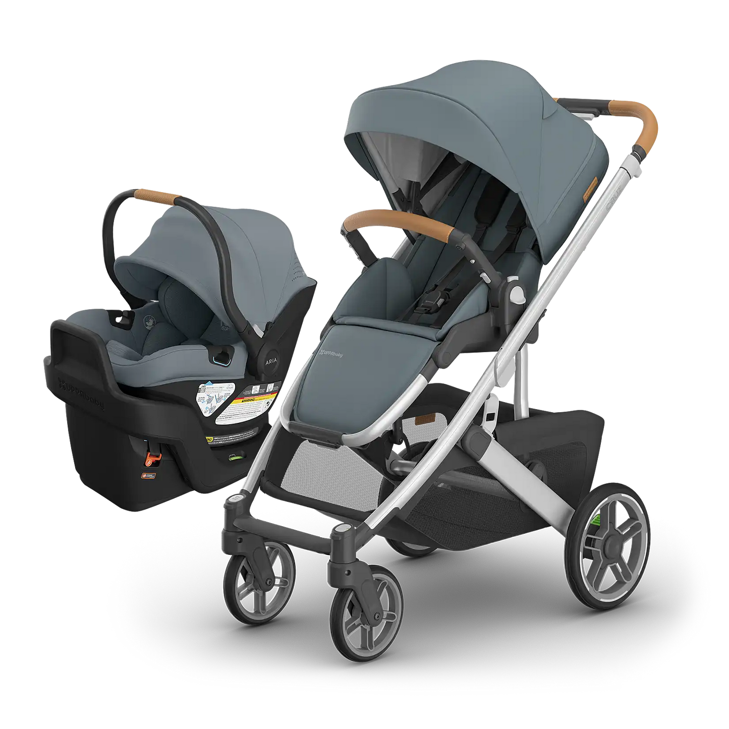 UPPAbaby Cruz V3 + Aria V2 Travel System - Babies in Bloom