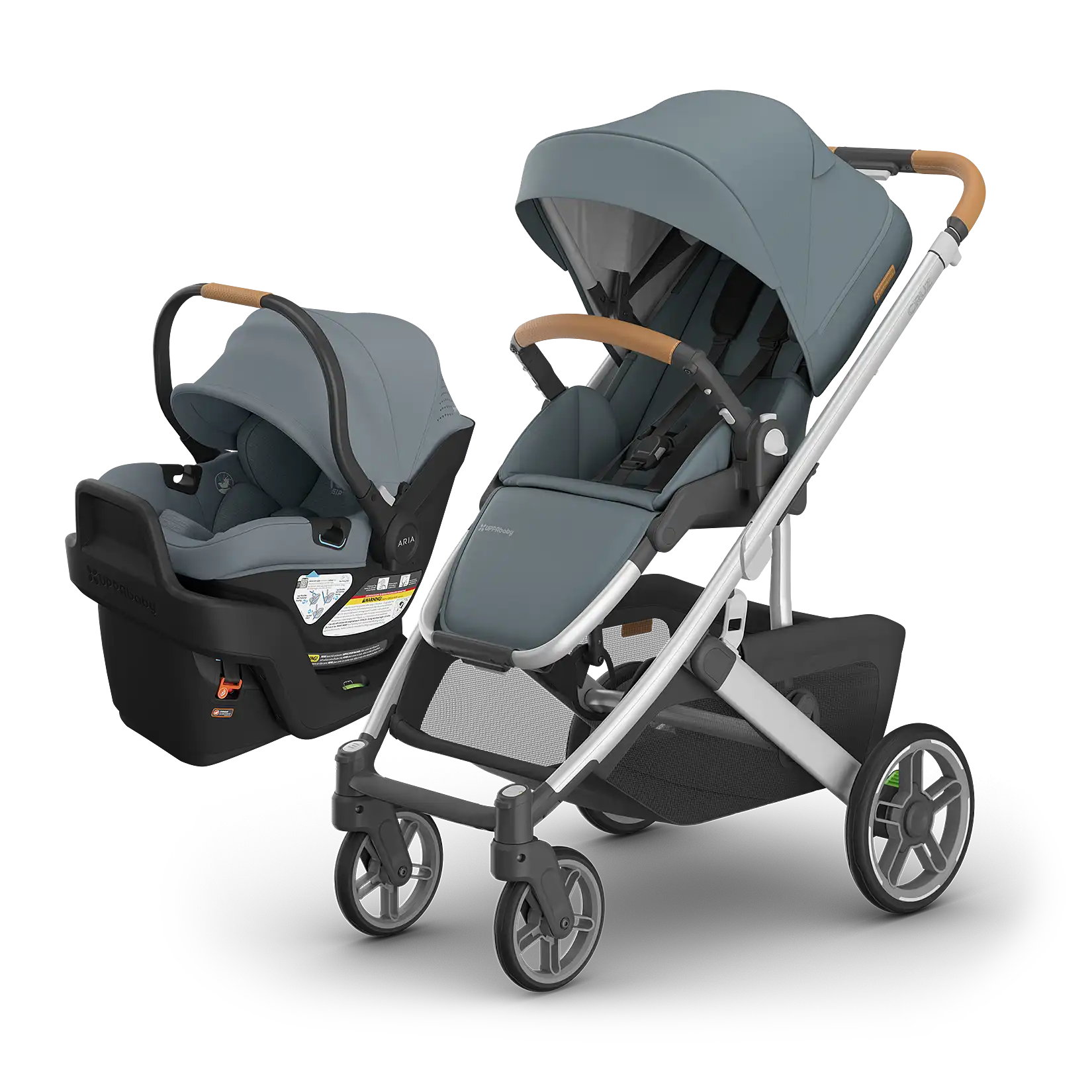 UPPAbaby Cruz V3 + Aria V2 Travel System - Babies in Bloom