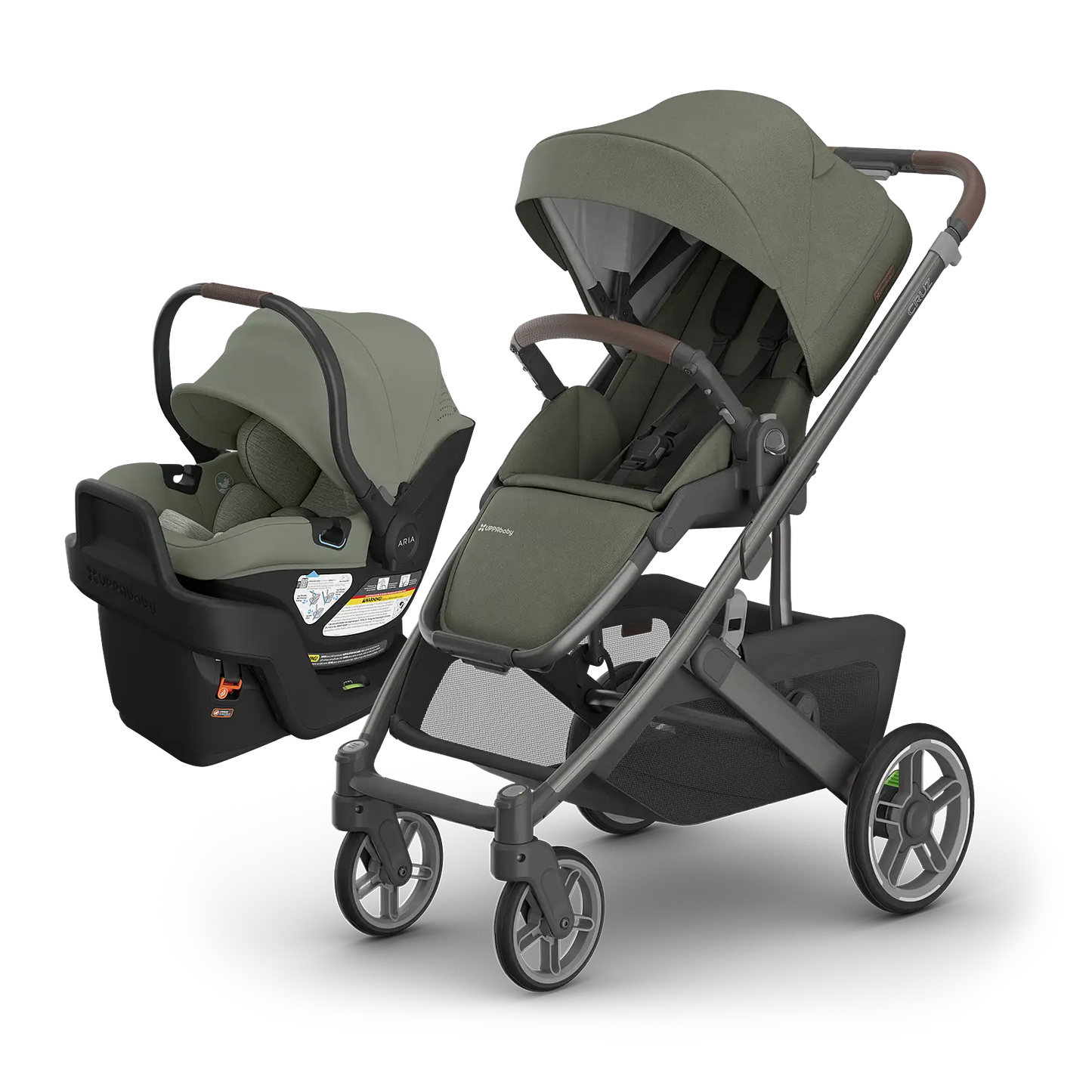 UPPAbaby Cruz V3 + Aria V2 Travel System - Babies in Bloom