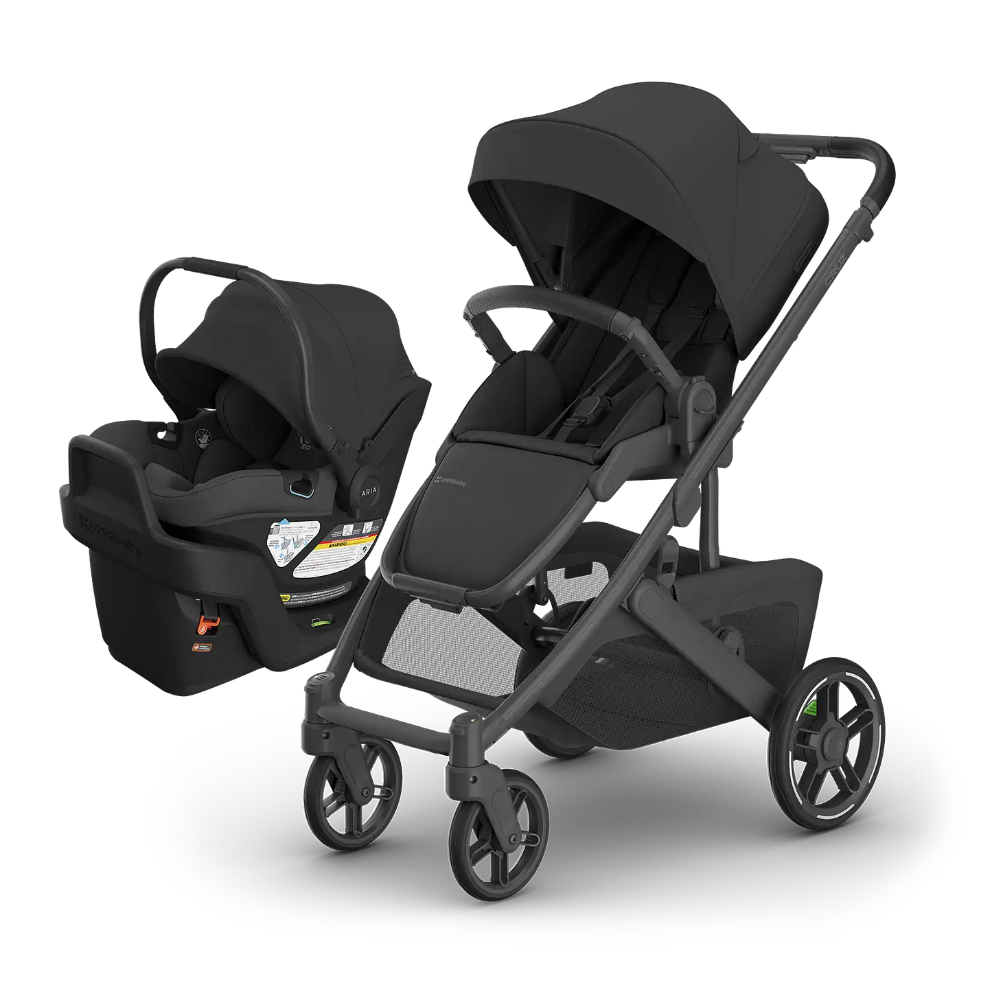 UPPAbaby Cruz V3 + Aria V2 Travel System - Babies in Bloom