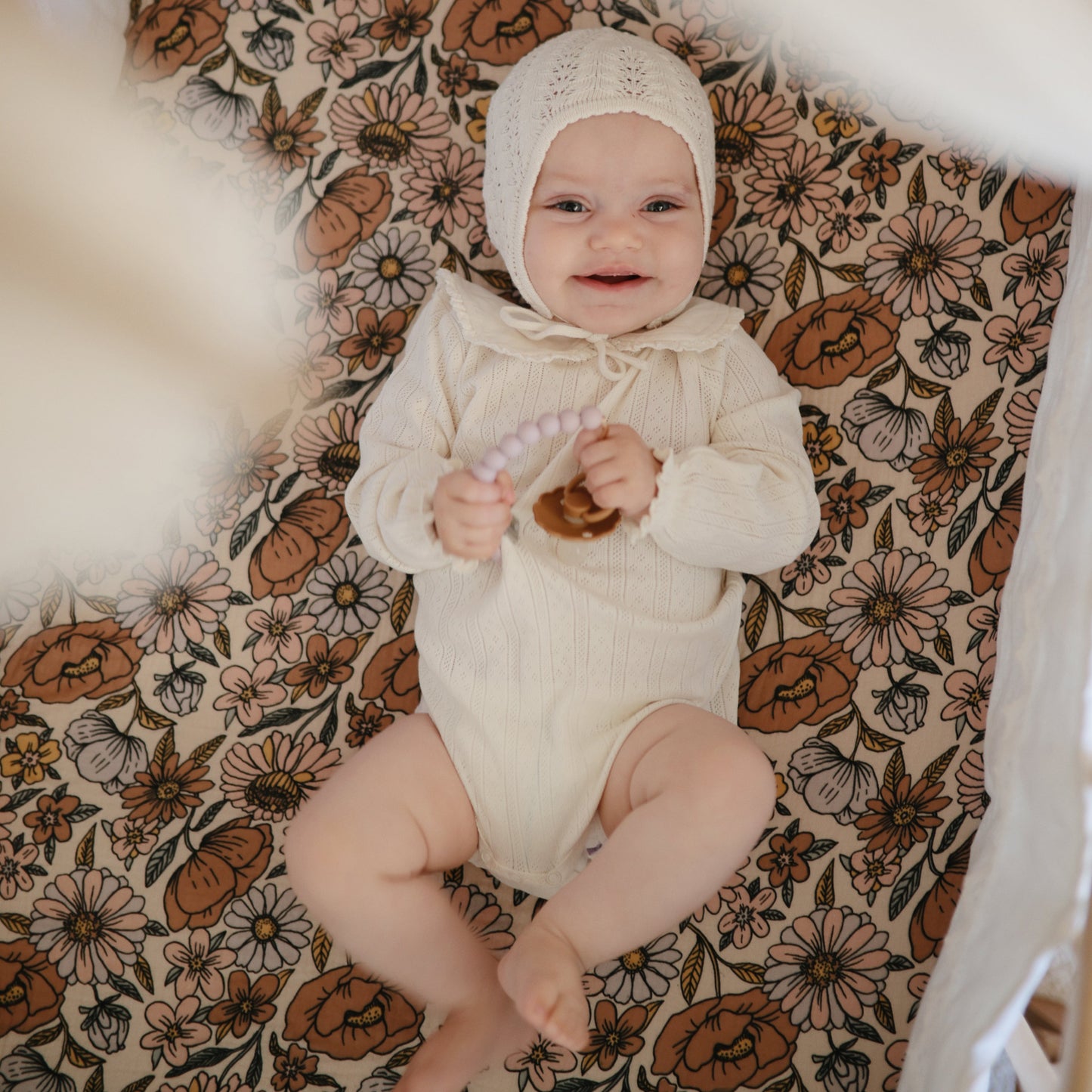 Silicone Pacifier Clip | Hera - Babies in Bloom