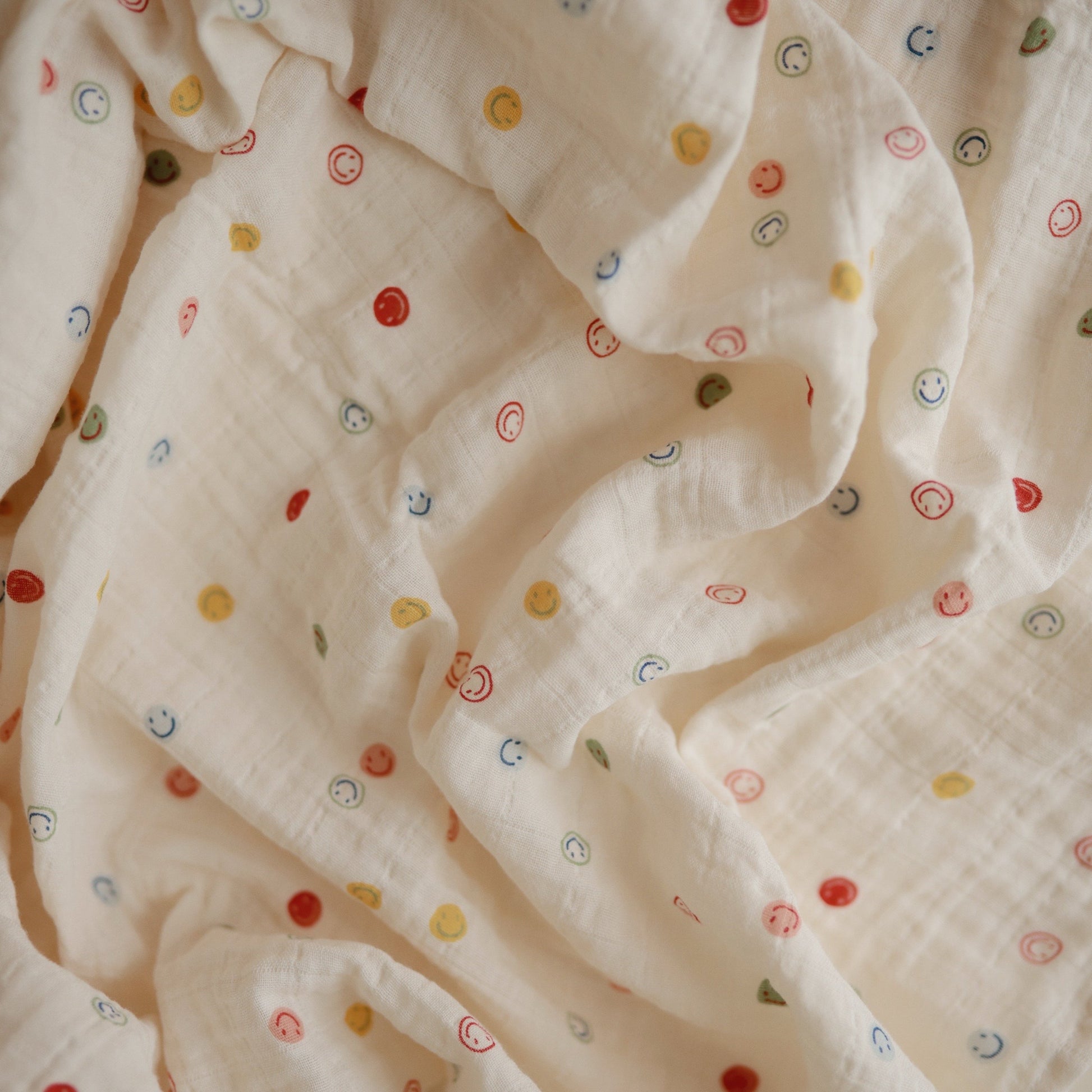Organic Cotton Muslin Swaddle Blanket - Babies in Bloom
