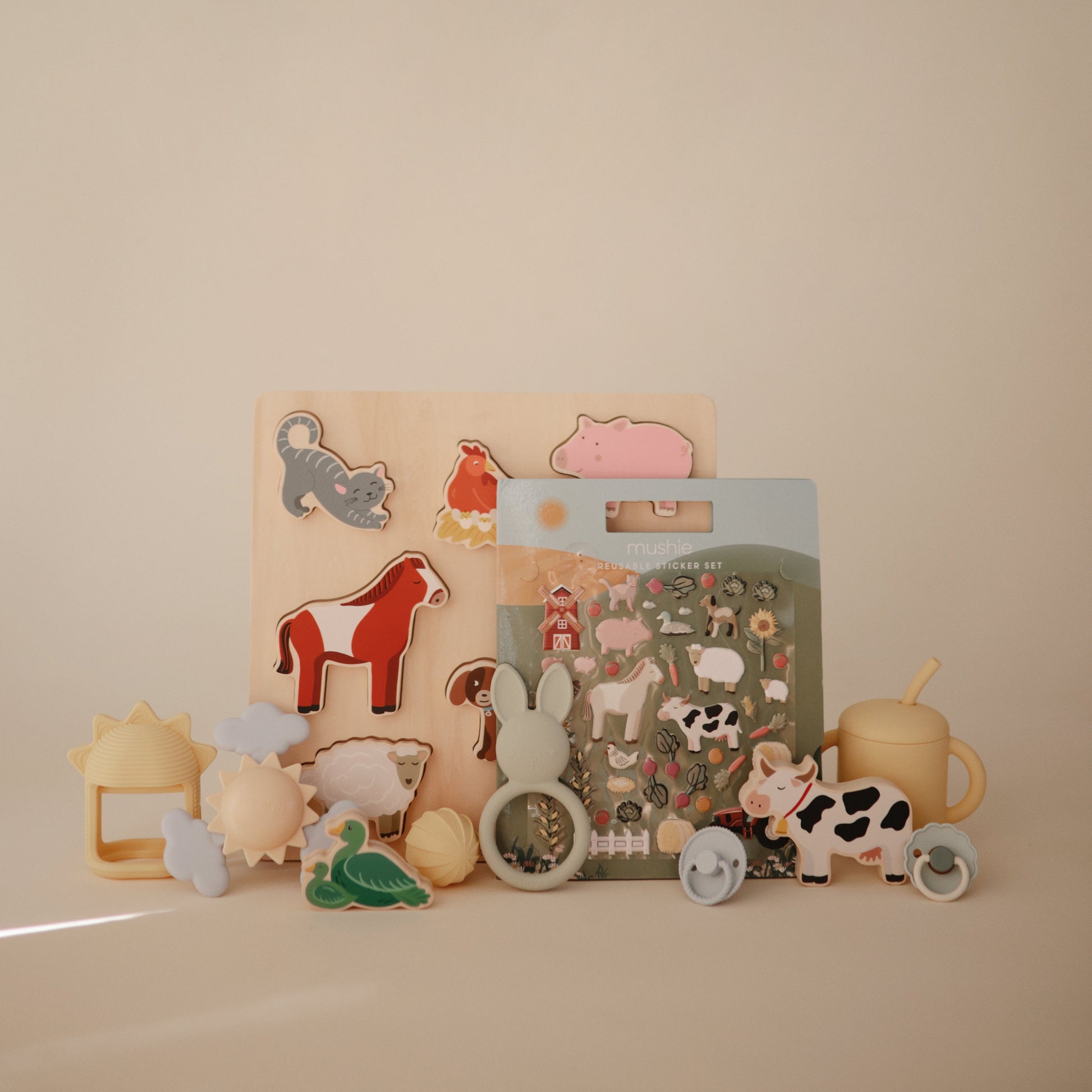 Wooden Farm Puzzle - Babies in Bloom