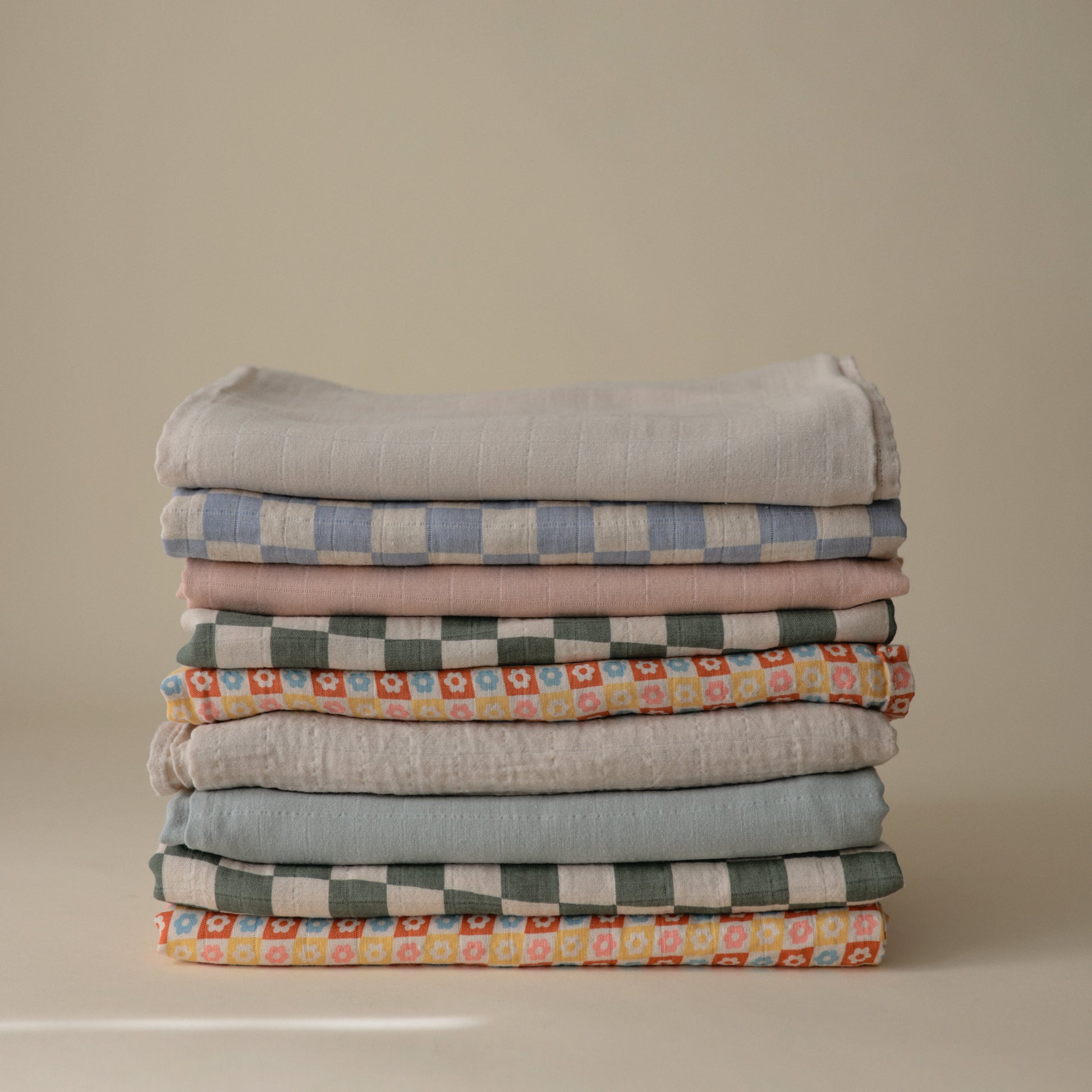 Organic Cotton Muslin Swaddle Blanket - Babies in Bloom