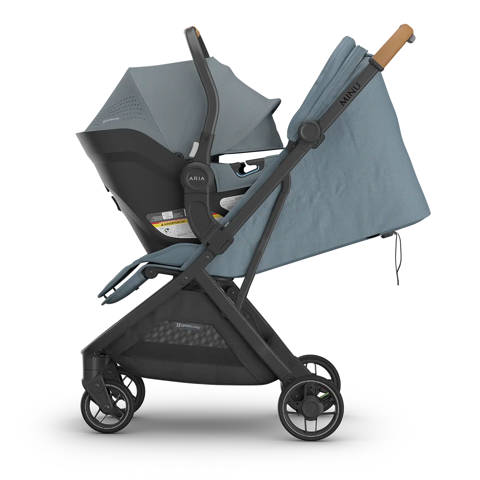 UPPAbaby Minu V3 + Aria V2 Travel System - Babies in Bloom