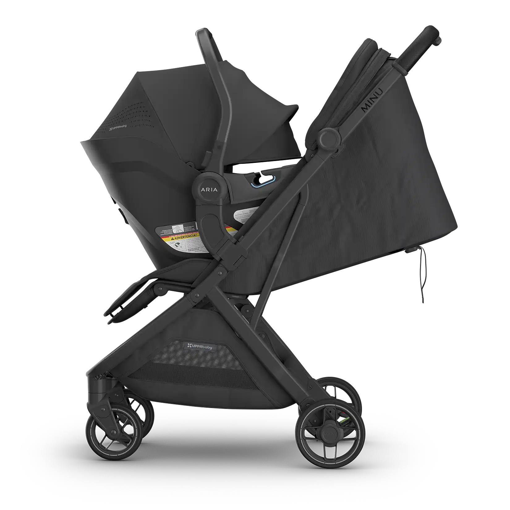 UPPAbaby Minu V3 + Aria V2 Travel System - Babies in Bloom