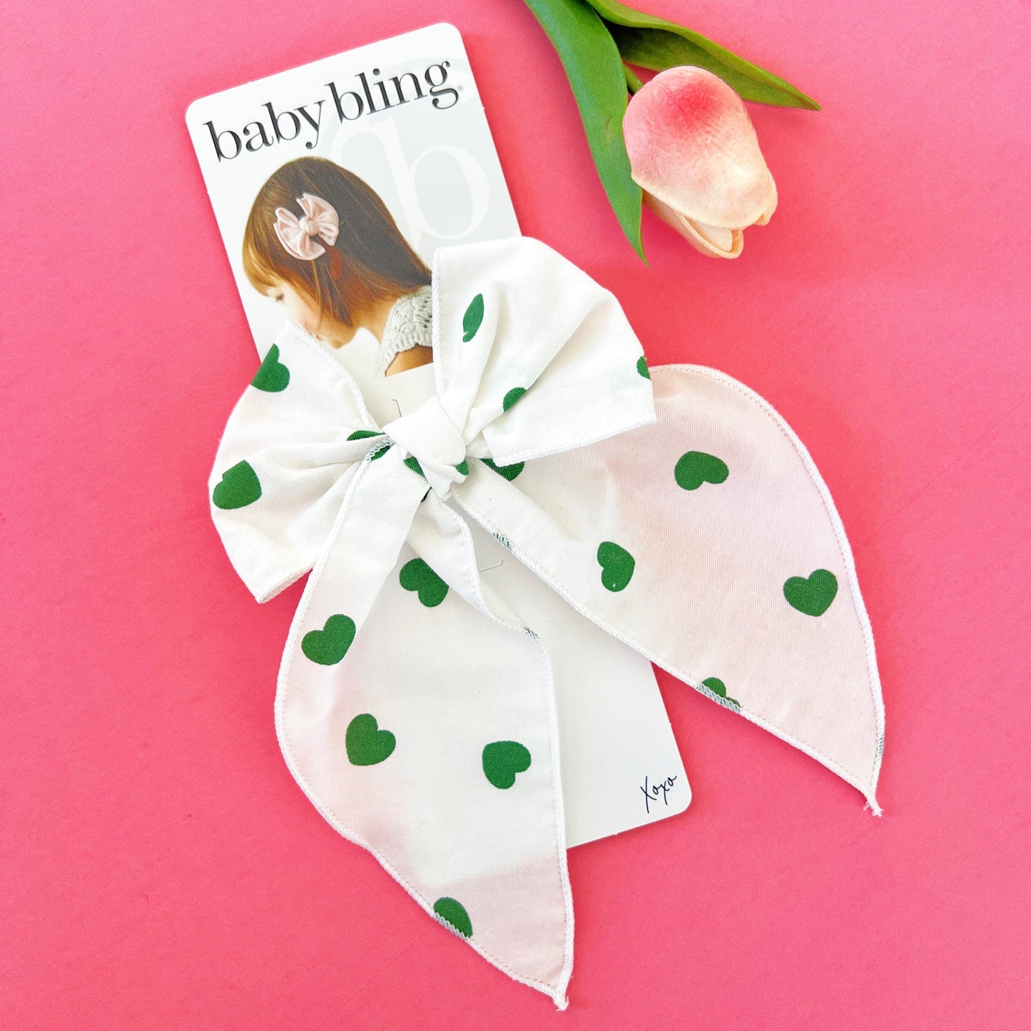 POINTED BIG BELLE CLIP: lucky heart