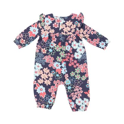 Angel Dear Bamboo Ruffle Shoulder Rompers