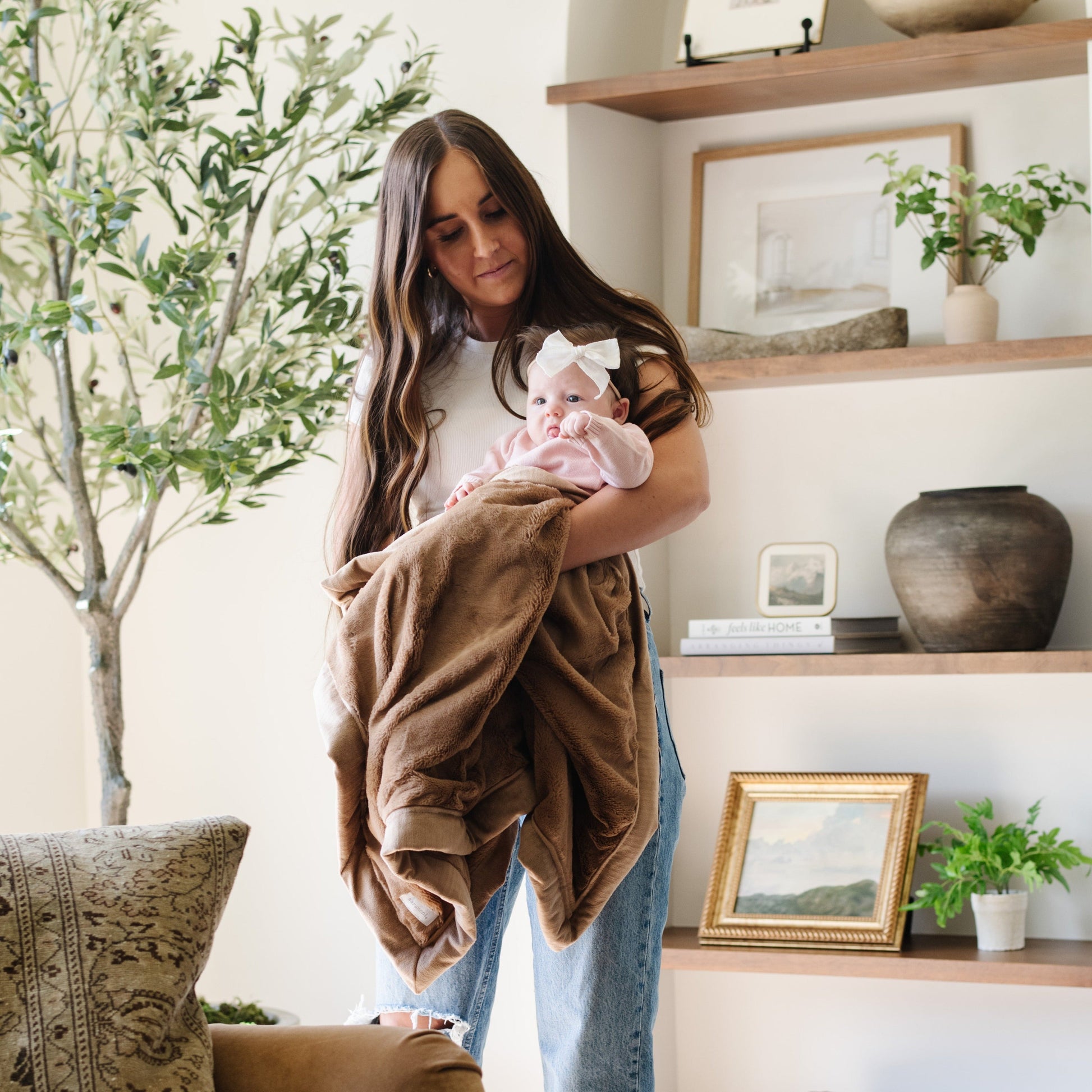 LUSH RECEIVING BLANKETS - Babies in Bloom