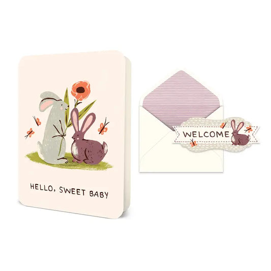 Hello, Sweet Baby Bunnies Card