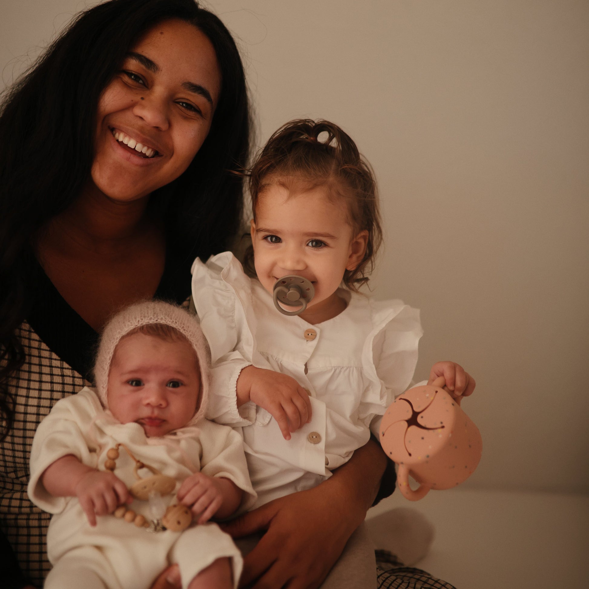 FRIGG Moon Silicone Pacifier 2-Pack - Babies in Bloom