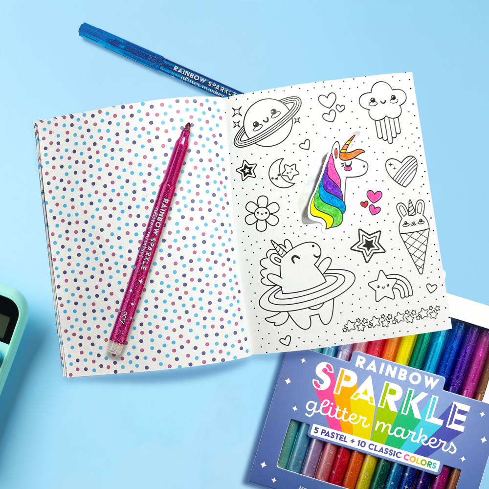 Stickiville Color-In’ Sticker Book: Cute-A-Licious Doodles