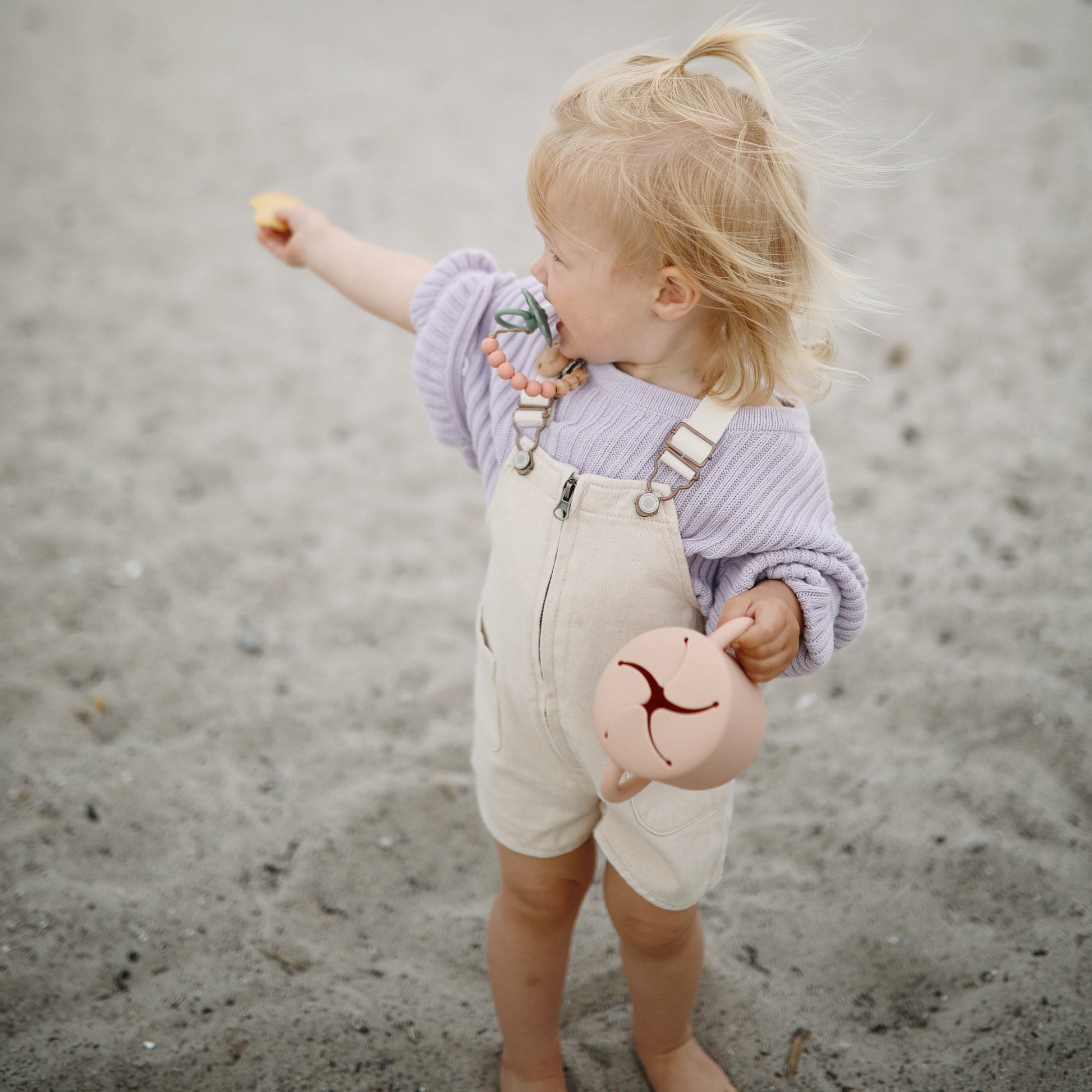 Silicone Pacifier Clip | Eva - Babies in Bloom