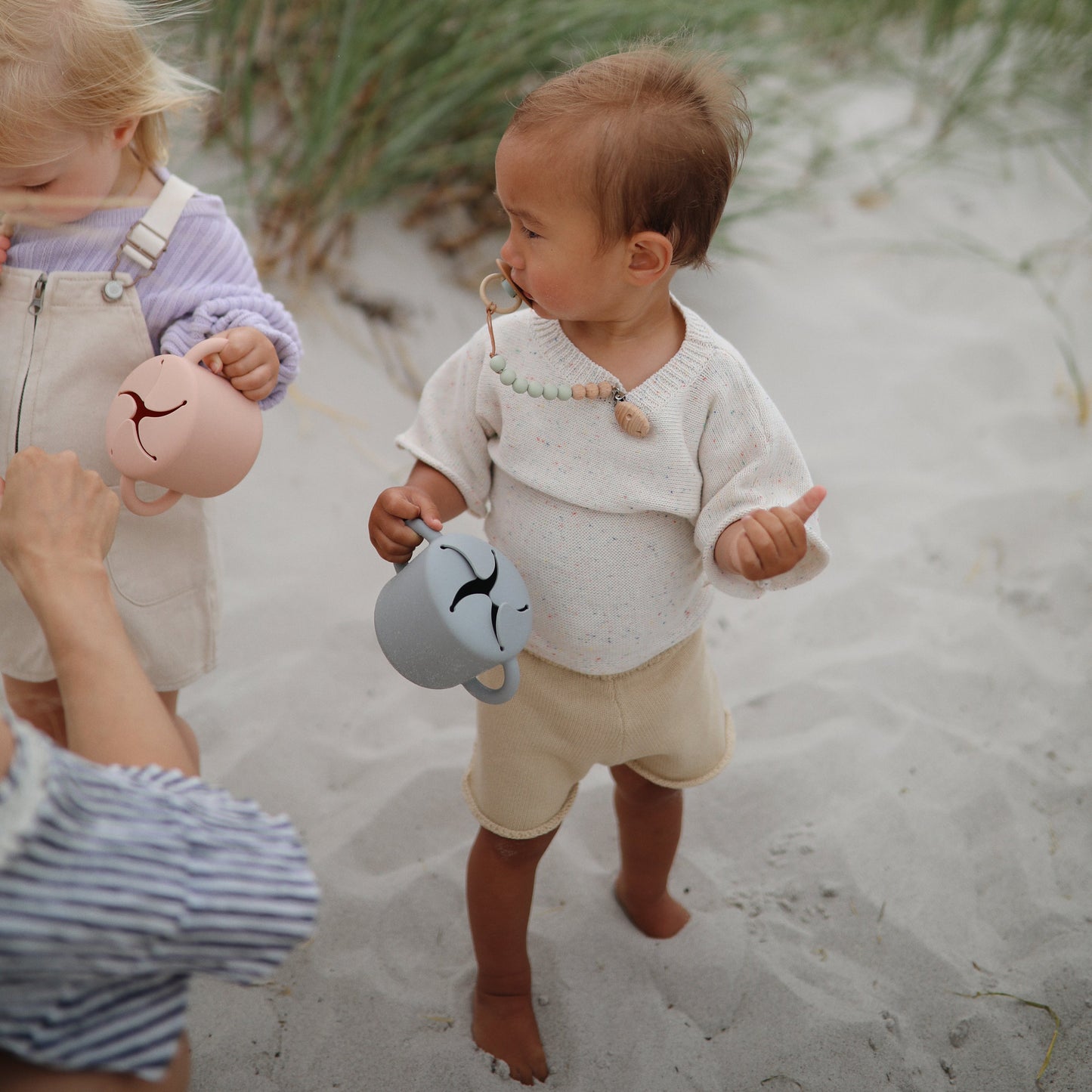 Silicone Pacifier Clip | Eva - Babies in Bloom