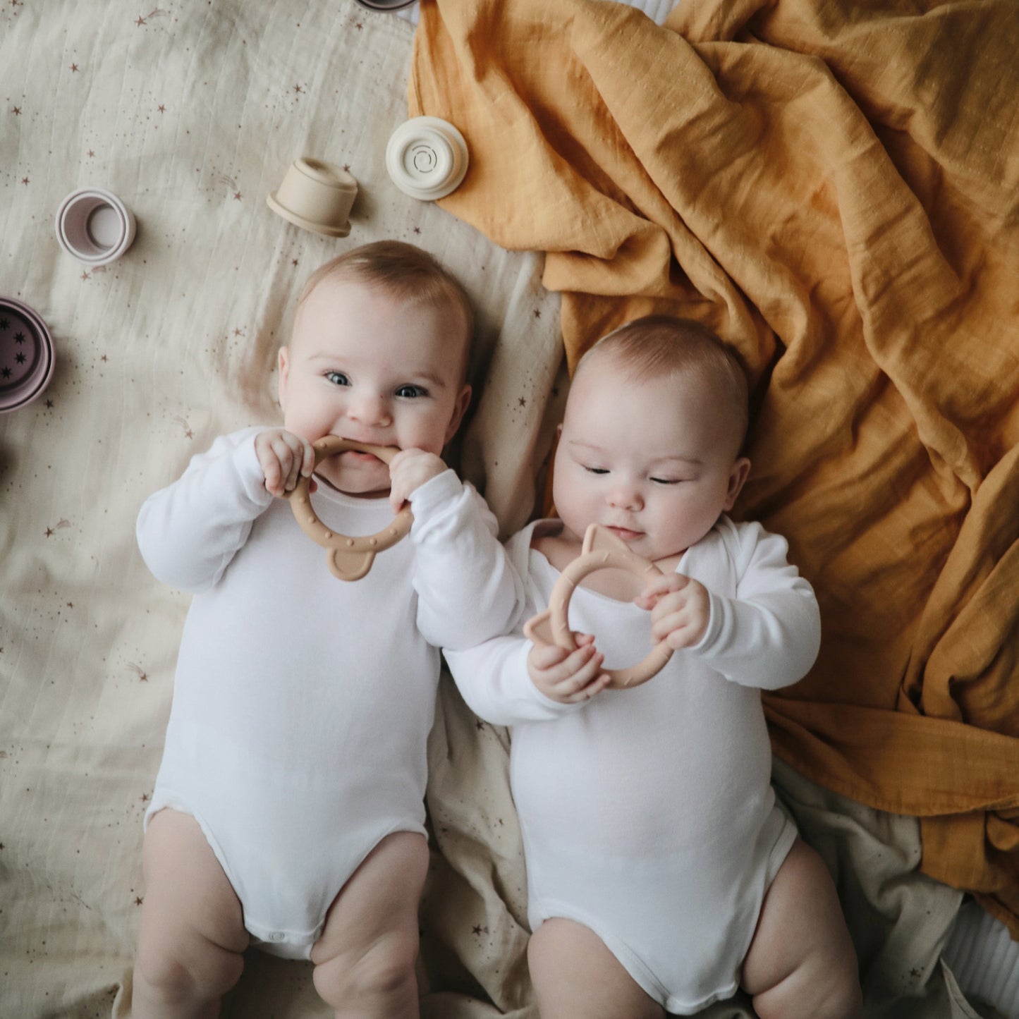 Organic Cotton Muslin Swaddle Blanket - Babies in Bloom