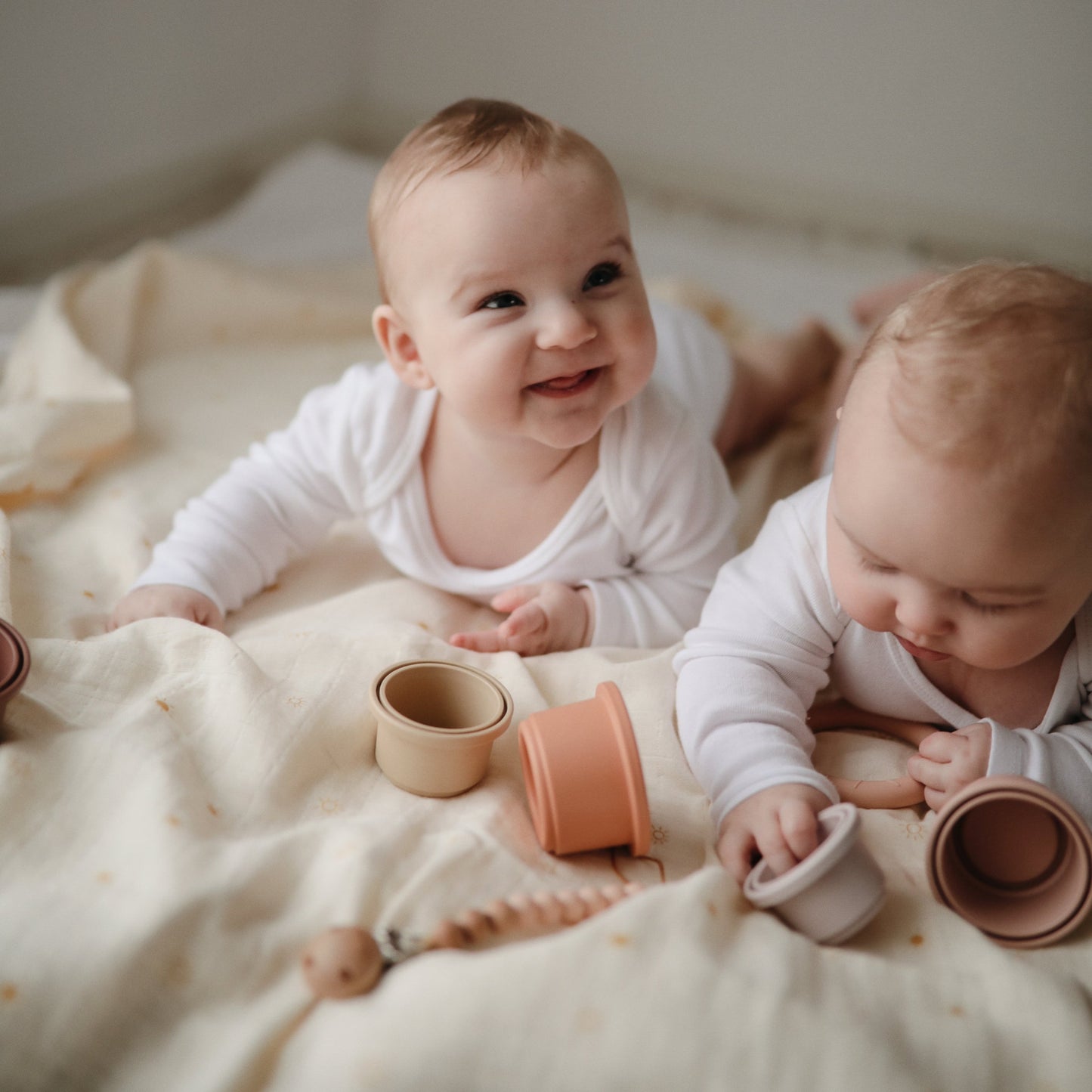 Organic Cotton Muslin Swaddle Blanket - Babies in Bloom