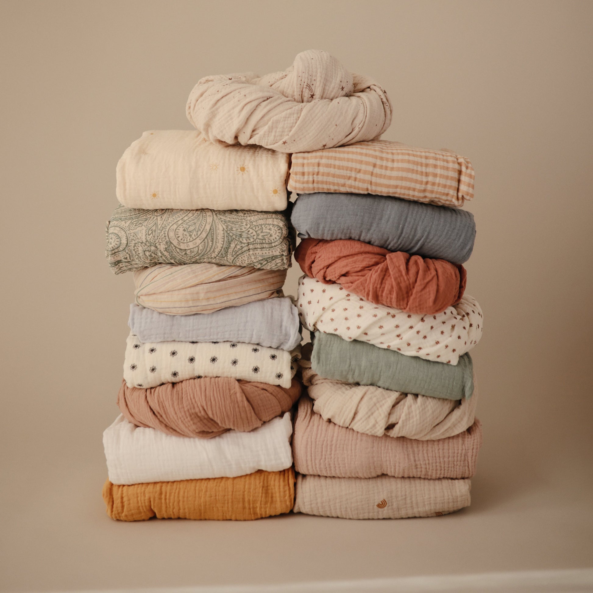 Mini Muslin Crib Sheet - Babies in Bloom