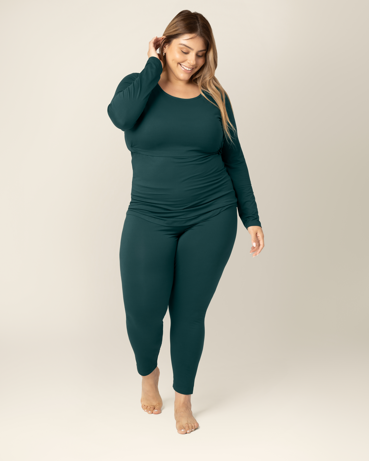 Jane Nursing Pajama Set | Evergreen - Babies in Bloom