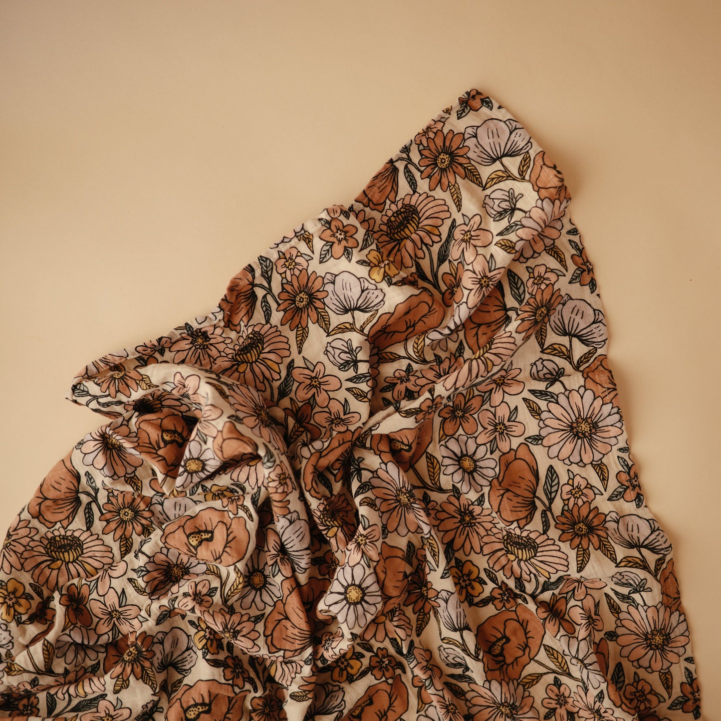 Organic Cotton Muslin Swaddle Blanket - Babies in Bloom