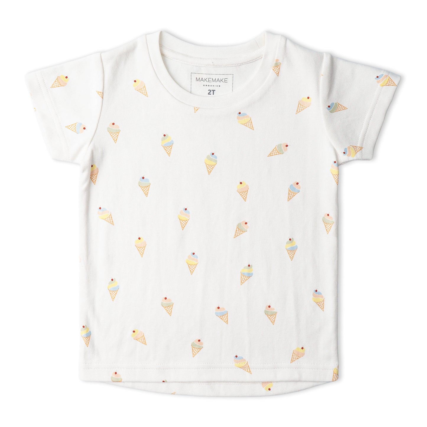Organic Tee & Shorts Set - Ice Cream