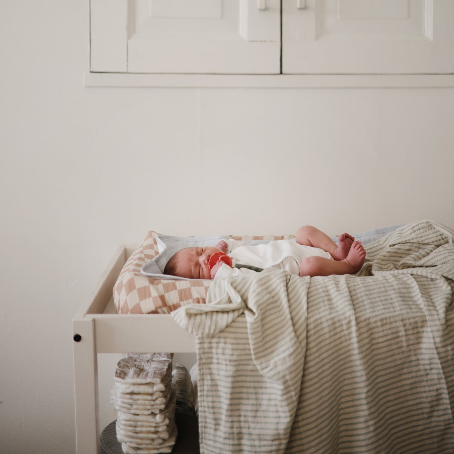 Organic Cotton Muslin Swaddle Blanket - Babies in Bloom