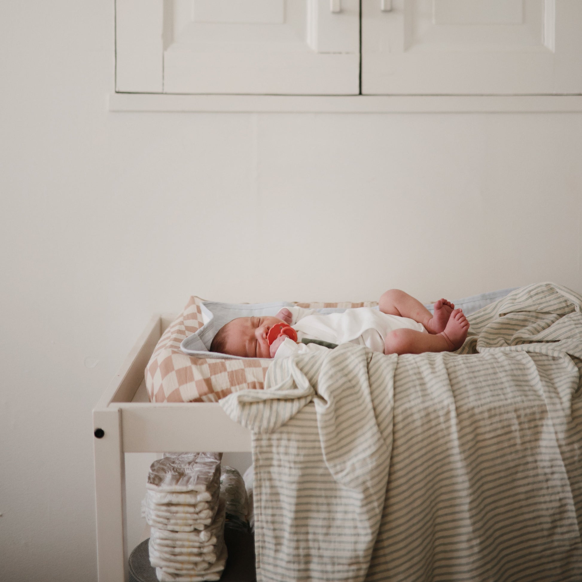 Organic Cotton Muslin Swaddle Blanket - Babies in Bloom