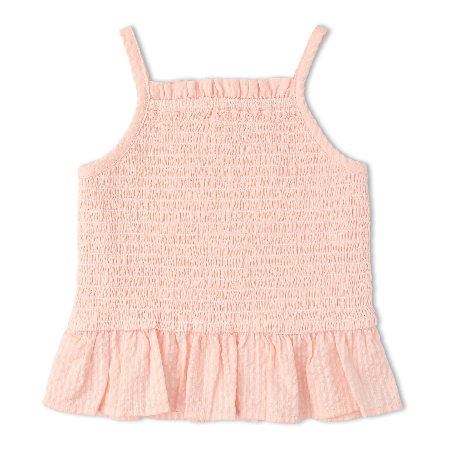 Organic Smocked Top And Bloomer Set - Blush