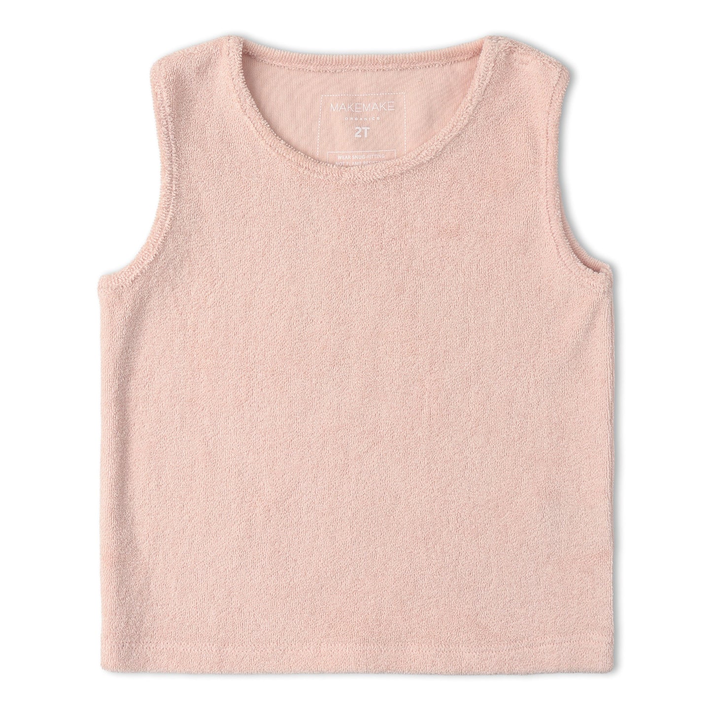 Organic Sleeveless Tee & Shorts Set - Blush