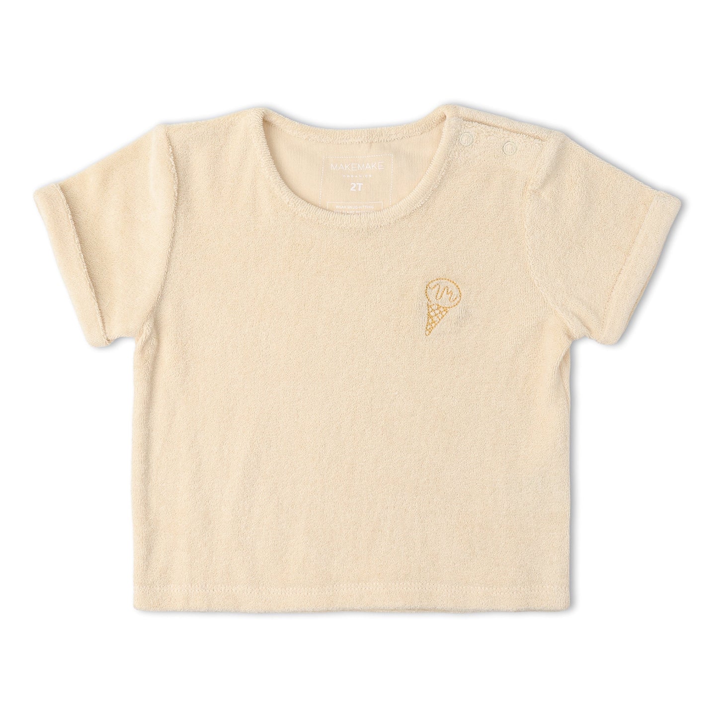 Organic Terry Tee & Shorts Set - Butter Yellow