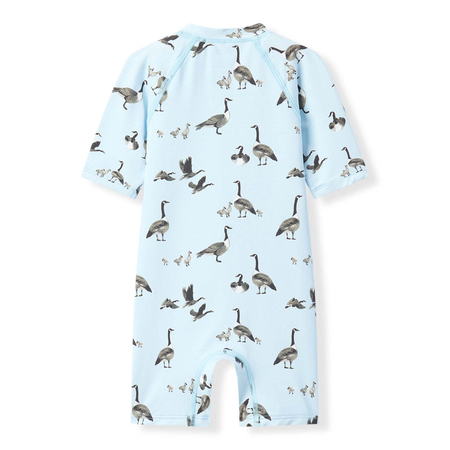 Goose Zipper Shortall Swimsuit