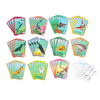 eeBoo Go Shark Go! Playing Cards