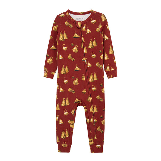 Vintage Bell Brushed Zipper Pajama